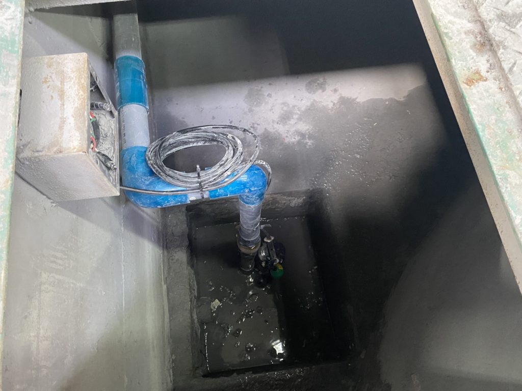 水中ポンプ交換